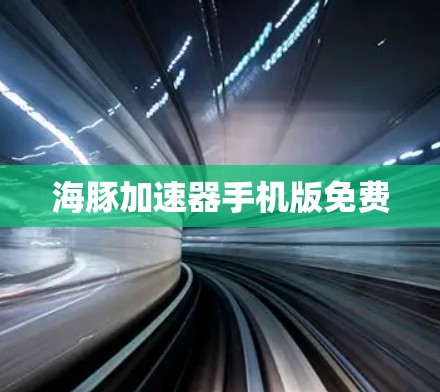 海豚加速器手机版免费