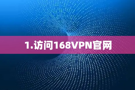 1.访问168VPN官网