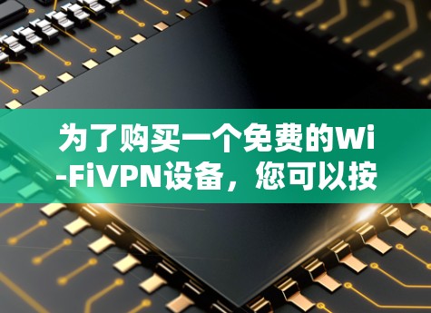 为了购买一个免费的Wi-FiVPN设备，您可以按照以下步骤进行选择和规划