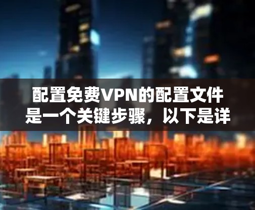 配置免费VPN的配置文件是一个关键步骤,以下是详细的步骤指南,帮助您顺利安装和使用VPN
