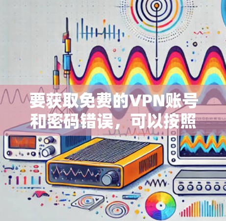 要获取免费的VPN账号和密码错误，可以按照以下步骤操作
