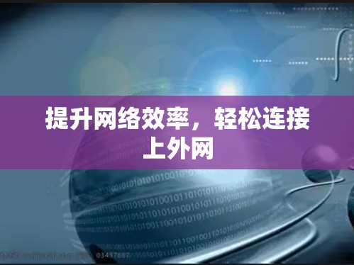 提升网络效率，轻松连接上外网