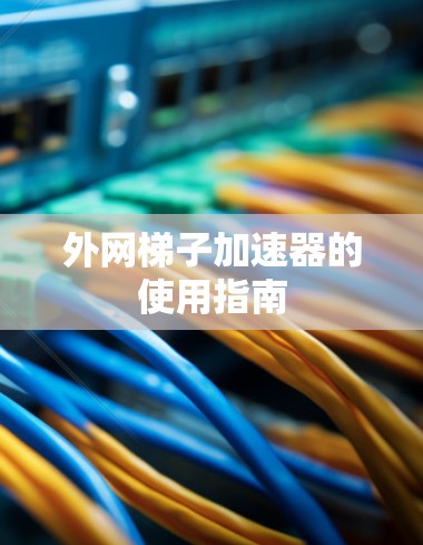 外网梯子加速器的使用指南