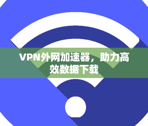 VPN外网加速器,助力高效数据下载
